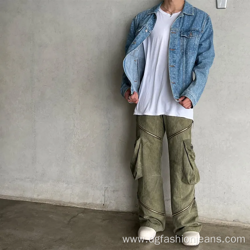 Mens Trousers Casual Cargo Pants